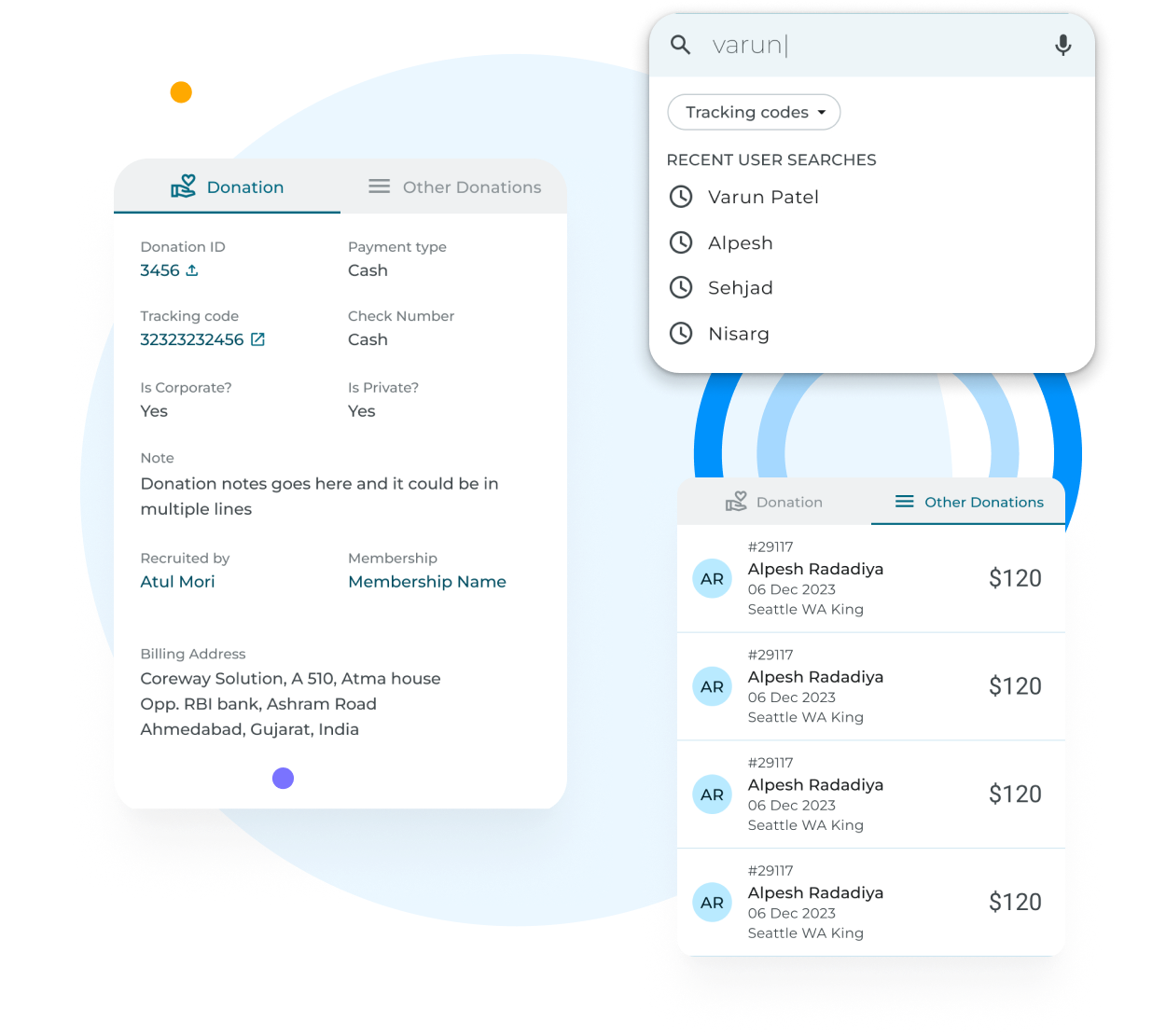 Track every donation, everywhere